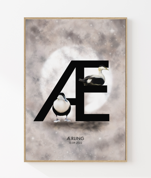 The letter Æ - Personal poster