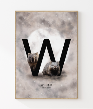 The letter W - Personal poster