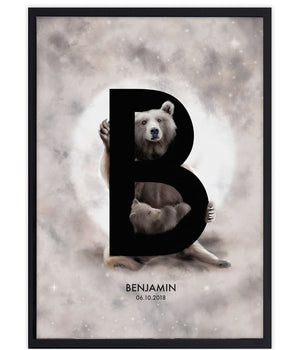 The letter B - Personal poster