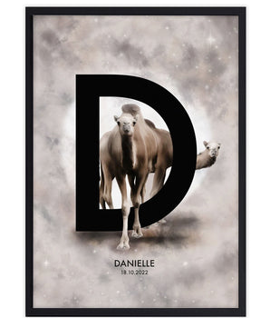 The letter D - Personal poster