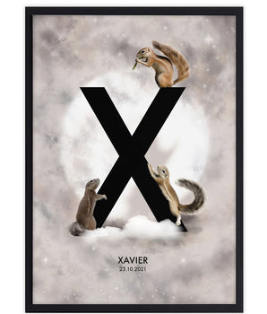 The letter X - Personal poster