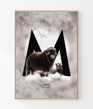 The letter M - Personal poster