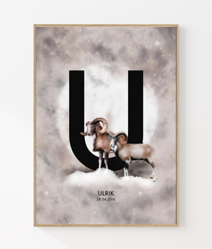 The letter U - Personal poster