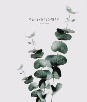 Eucalyptus branch - personlig plakat – kunstplakat uten ramme