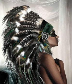 Headdress 2nd Edition – kunstplakat uten ramme
