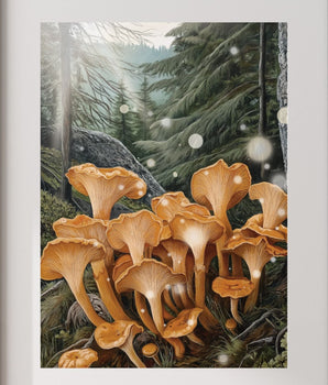Kantarell – kunstplakat uten ramme