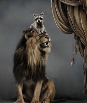 Leo og Raco – kunstplakat uten ramme