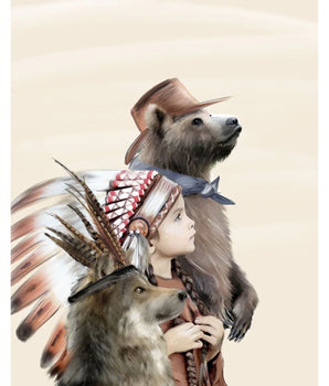Lille Headdress – kunstplakat uten ramme