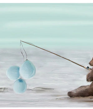 Lille Teddy – kunstplakat uten ramme
