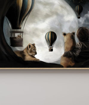 Lille Teo – kunstplakat uten ramme