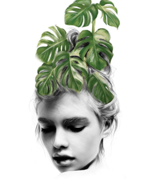 Monstera – kunstplakat uten ramme