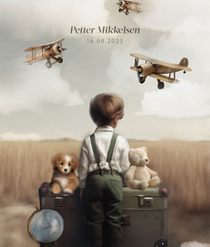 Nils - personlig plakat – kunstplakat uten ramme
