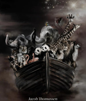 Noahs ark - Personlig plakat – kunstplakat uten ramme