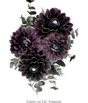 Purple - Personlig plakat – kunstplakat uten ramme