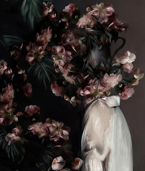 Rosa – kunstplakat uten ramme