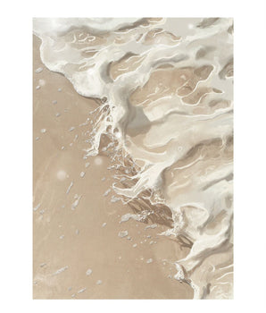 Strandkanten – kunstplakat uten ramme