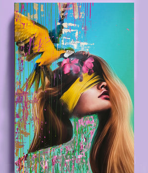 Bird Box - original on canvas