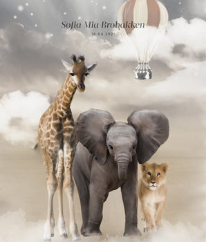 Safari - Personlig plakat